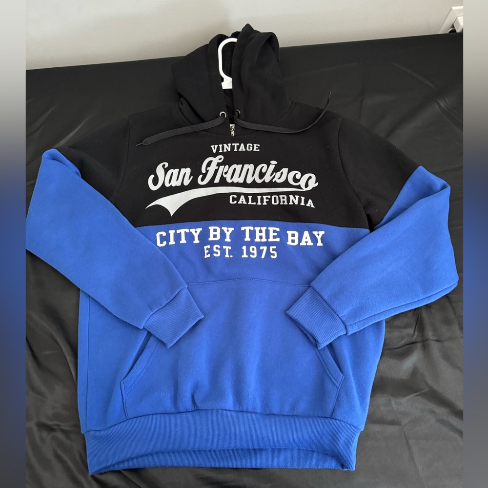 vintage Black and Blue San Francisco hoodie